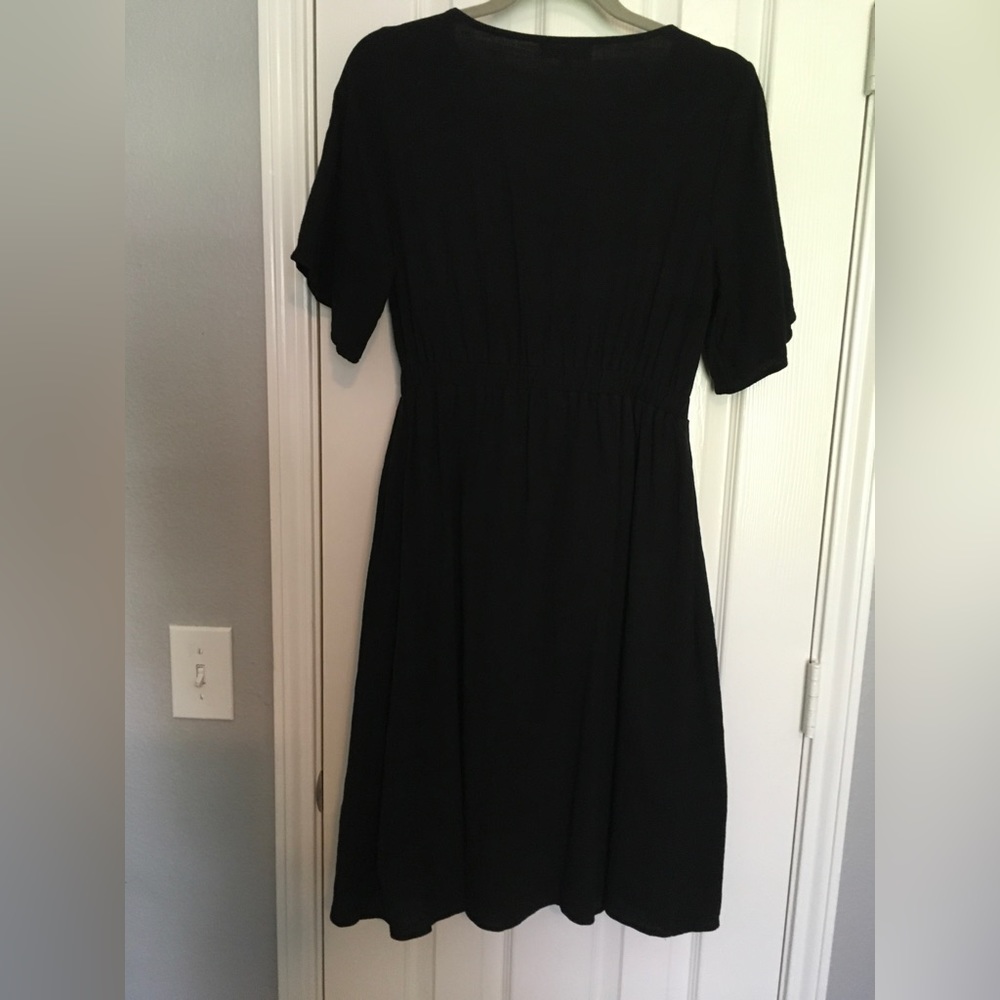 Polagram Black Lined Dress - Picture 3 of 7